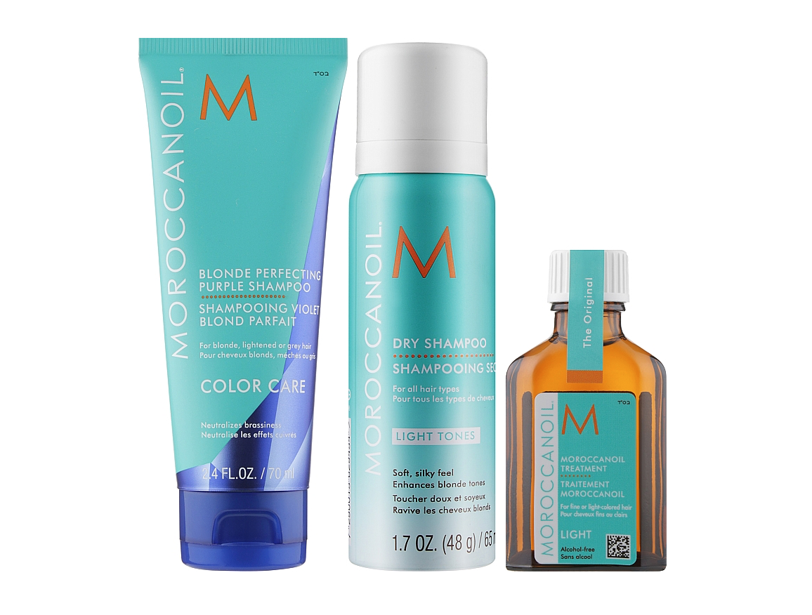 Набір для блонду шампунь+кондиціонер MoroccanOil
