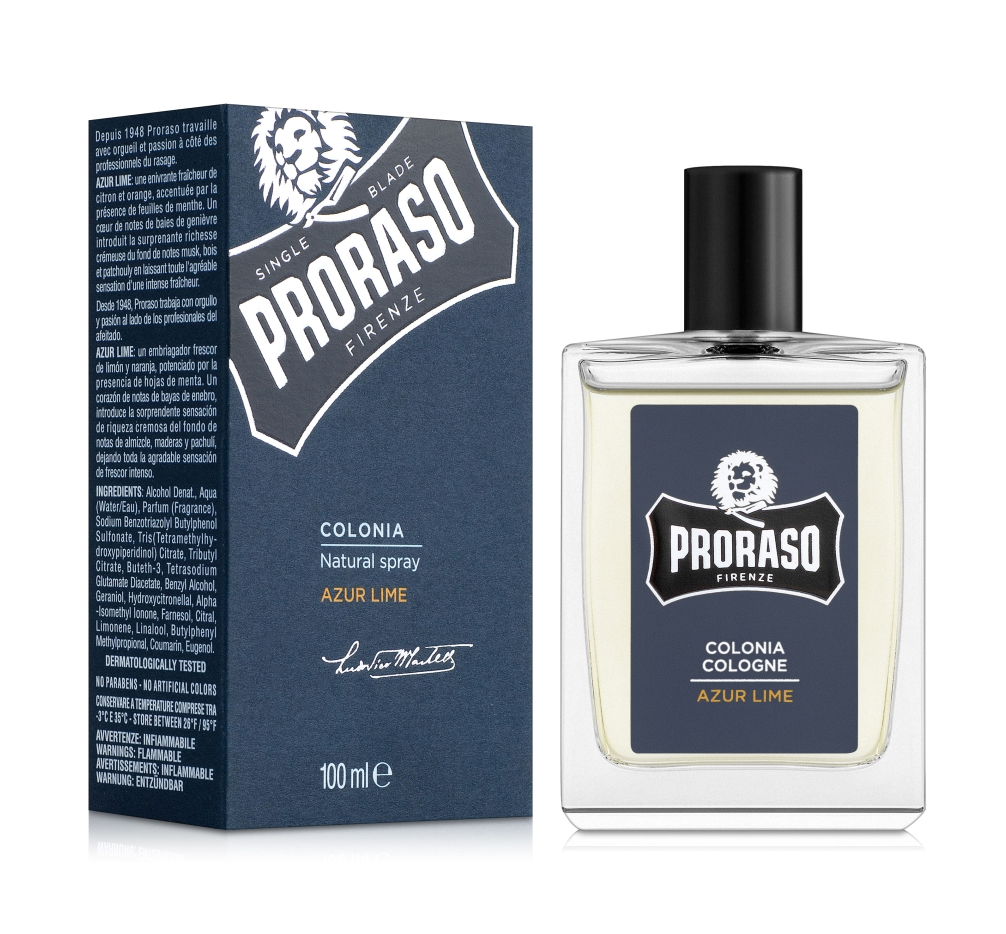 Одеколон Proraso Azur Lime Cologne 100ml