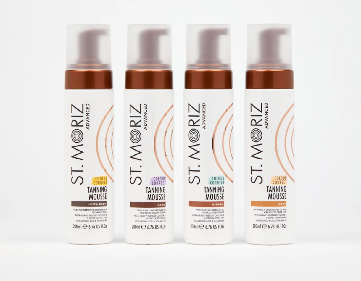 Автобронзатор-мус для темної шкіри St. Moriz Advanced Colour Correcting Mousse Dark, 200мл