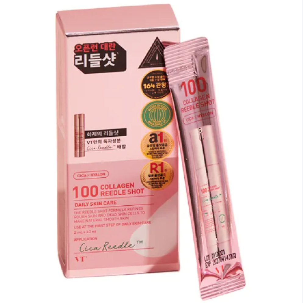 Антивікова сироватка-бустер з мікроголками та колагеном VT Cosmetics Collagen Reedle Shot 100 2 ml (стік)